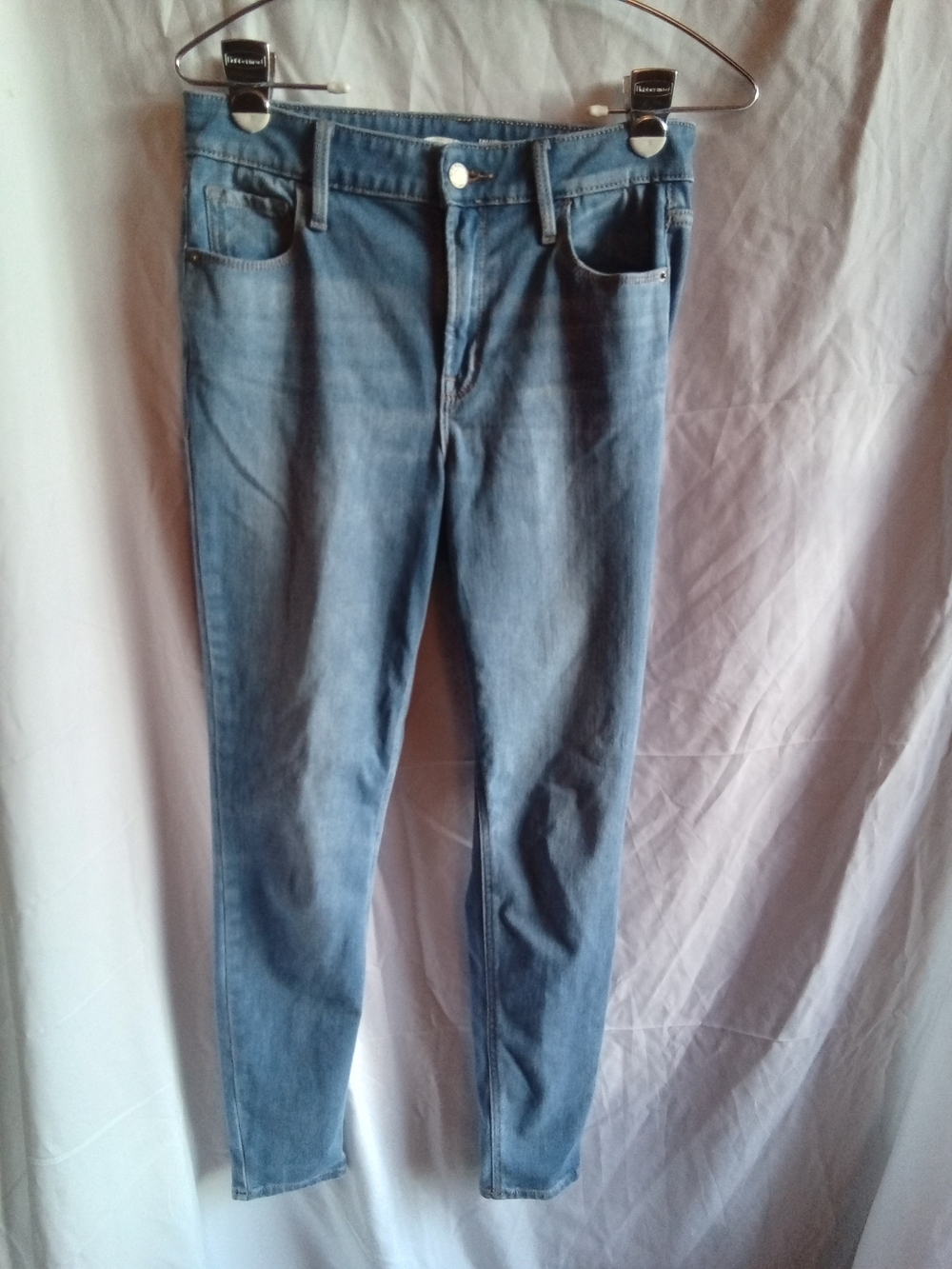 Old Navy Women's Rock Star Super Skinny Jeans in Light Blue Denim 6